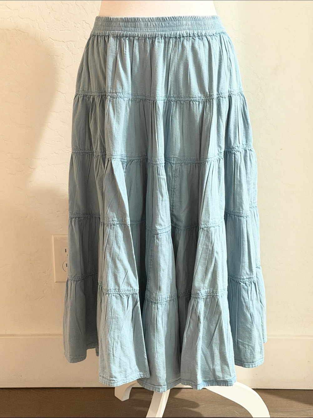 FREE PEOPLE | ✨NEW✨ In Full Swing Midi Skirt in Stormy Weather